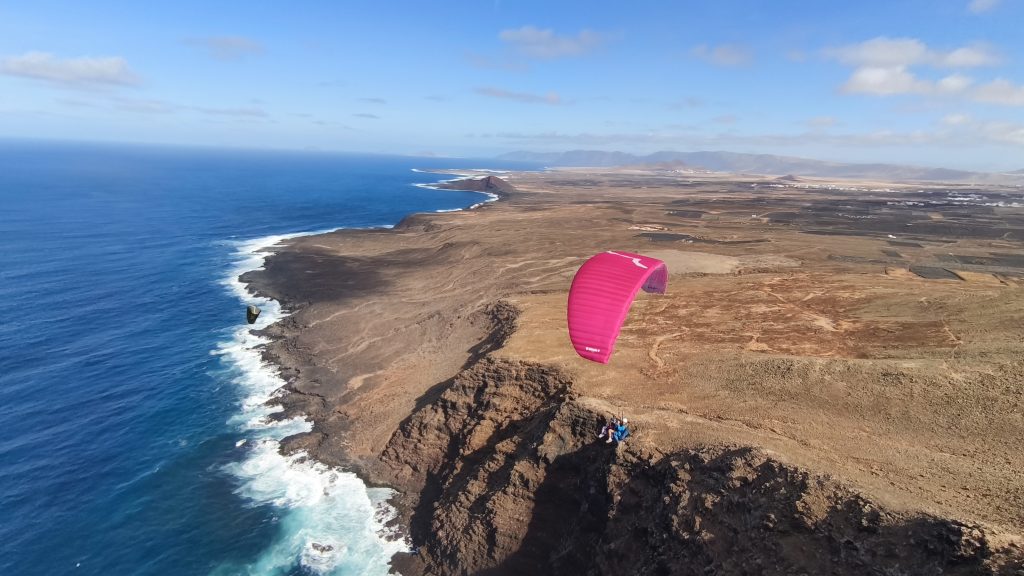 parapente tenesar à lanzarote
